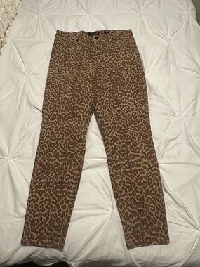 Lucky Brand Brown Leopard Print Pants
